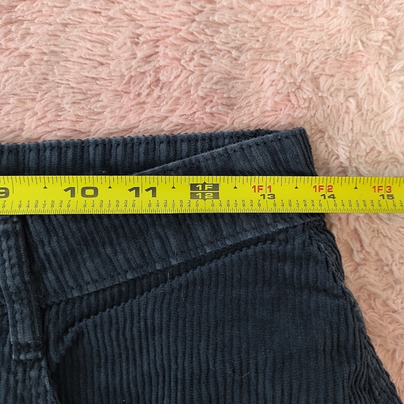 Free People Corduroy Mini Skirt Blue Size 6 - Picture 5 of 8
